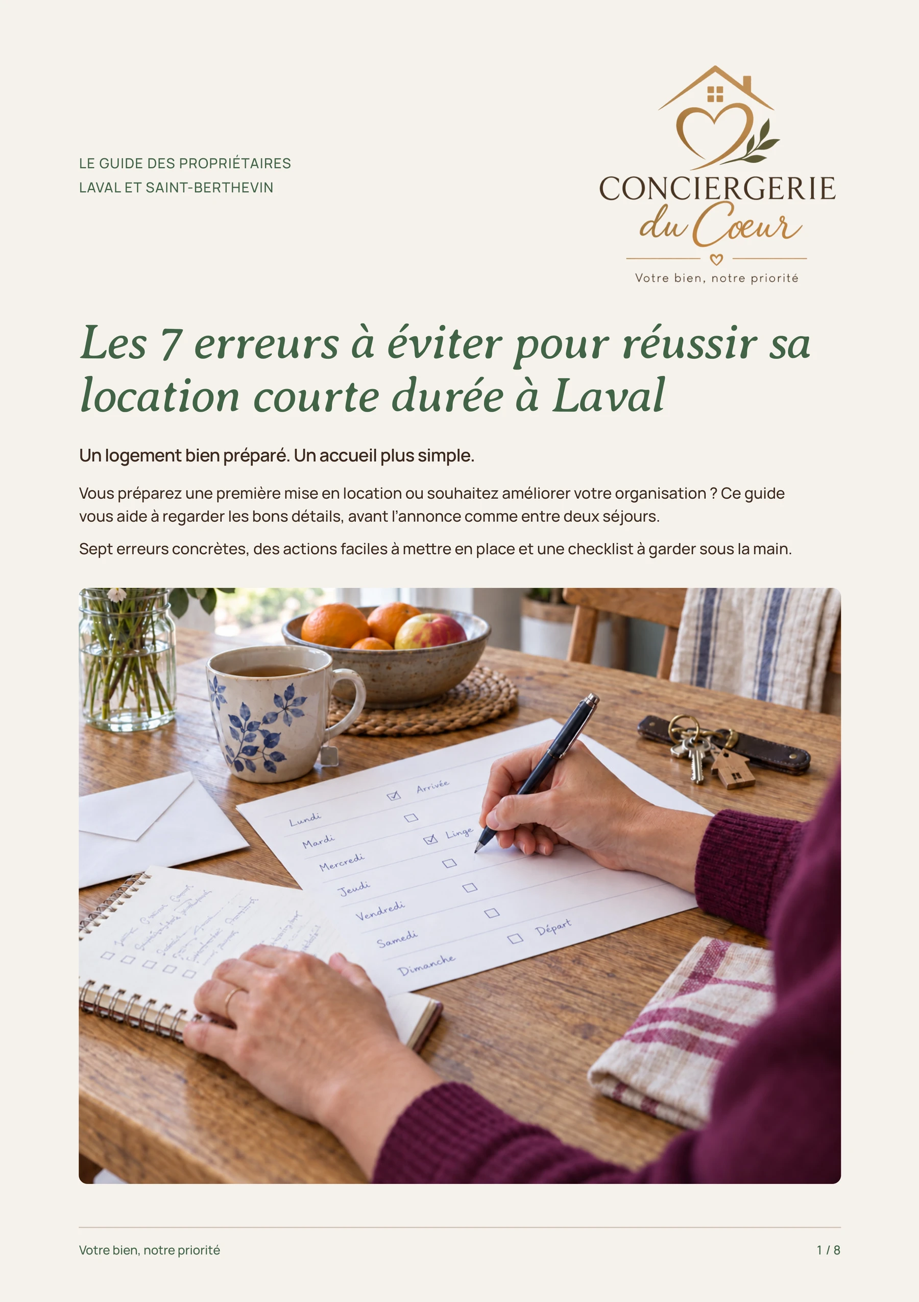 Couverture du guide Les 7 erreurs à éviter pour réussir sa location courte durée à Laval